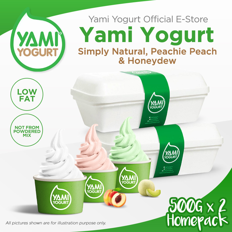 YAMI Yogurt selling 1kg Froyo Homepack for only S23.90 online, has 3