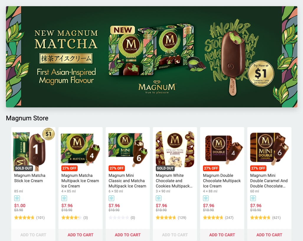 Magnum Matcha now available in S'pore, first Asianinspired Magnum