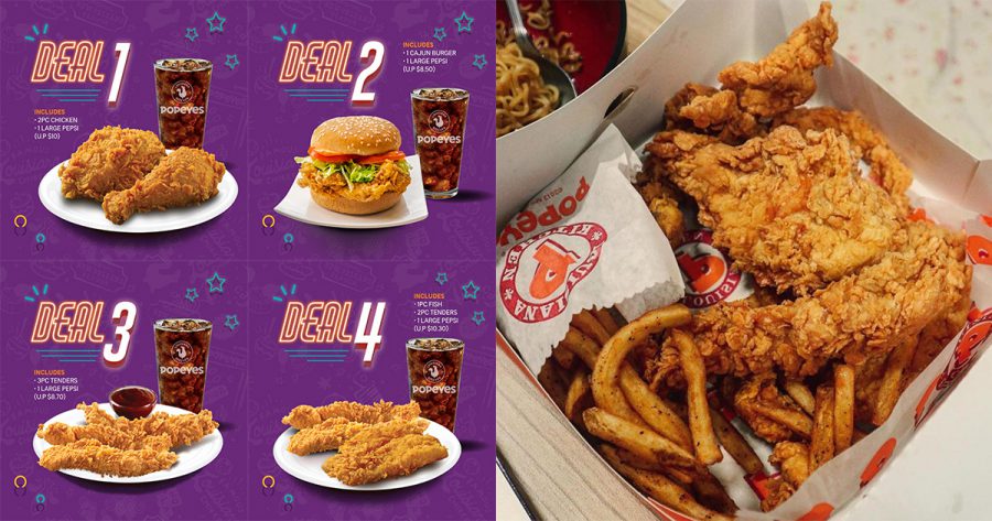 Popeyes S’pore has $5 Happy Hour Deals on weekdays, save as much as 50%