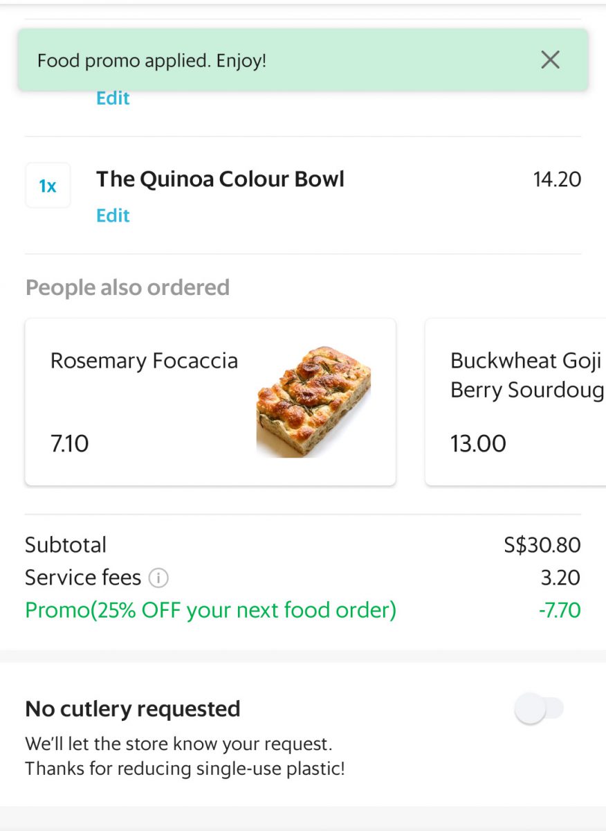 Use this GrabFood Promo Code for 25 OFF your food bill, valid for 3