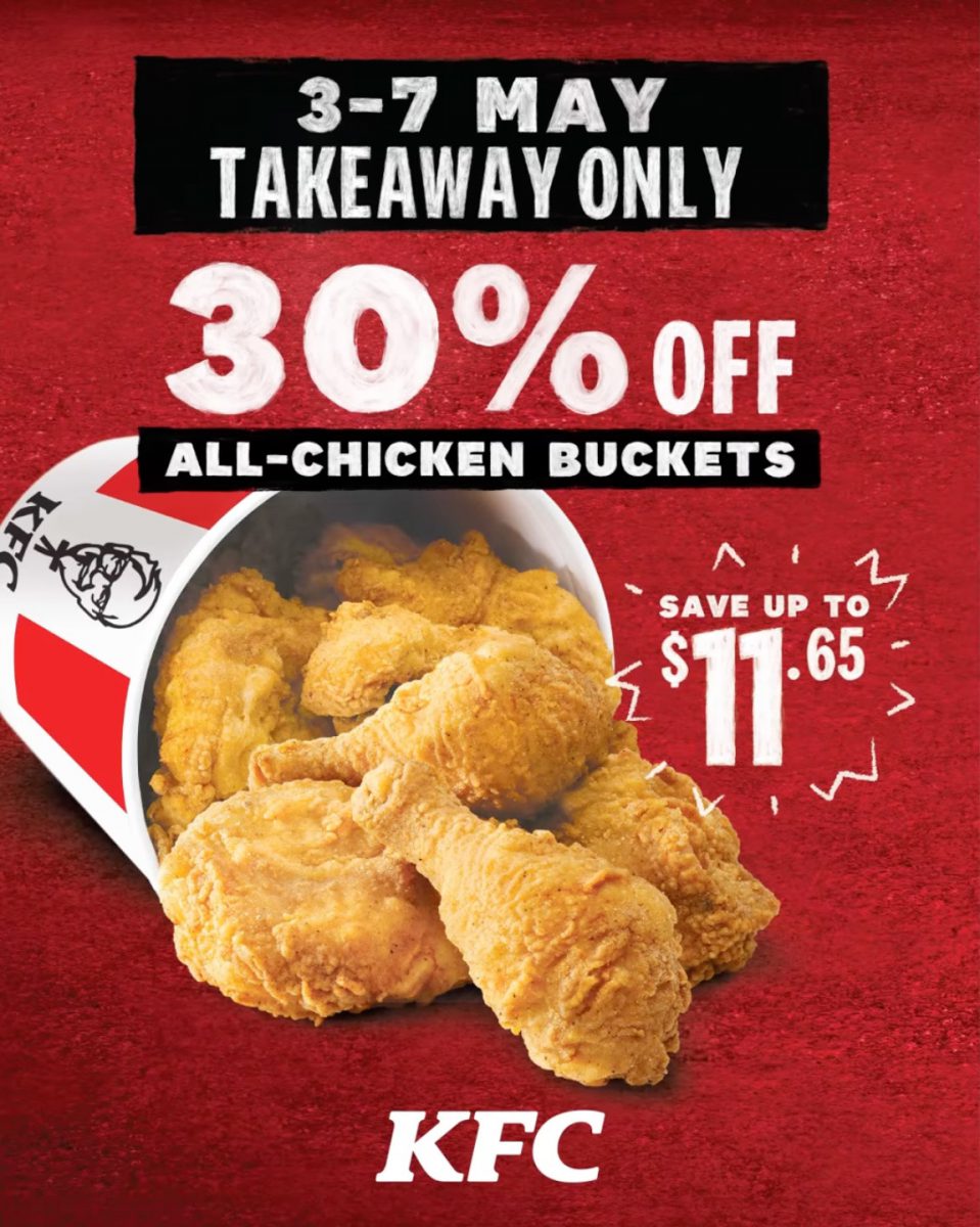 KFC S'pore offers 30 OFF on all Chicken Buckets till May 7, lets you