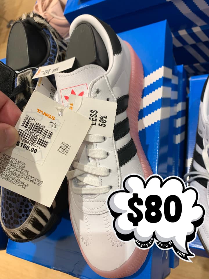 TANGS VivoCity is having Adidas Shoe Sale with sneakers up for grabs