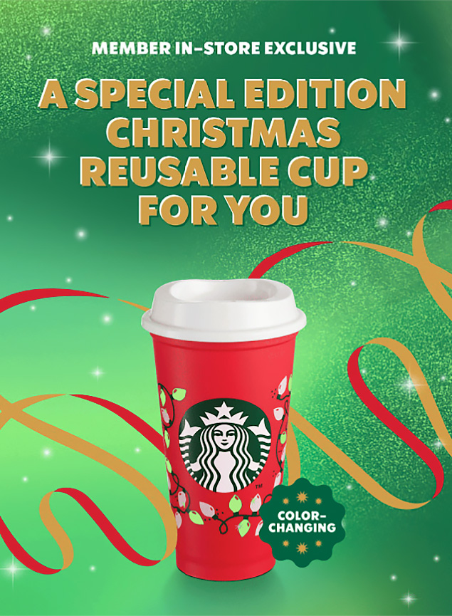 Starbucks giving away FREE Special Edition Xmas ColourChanging Cups