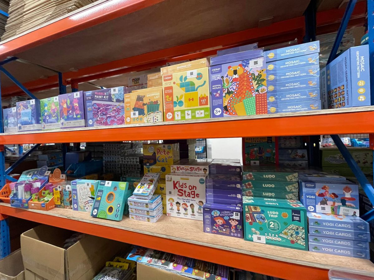 Giant toy store near IKEA Tampines is a warehouse with lots of