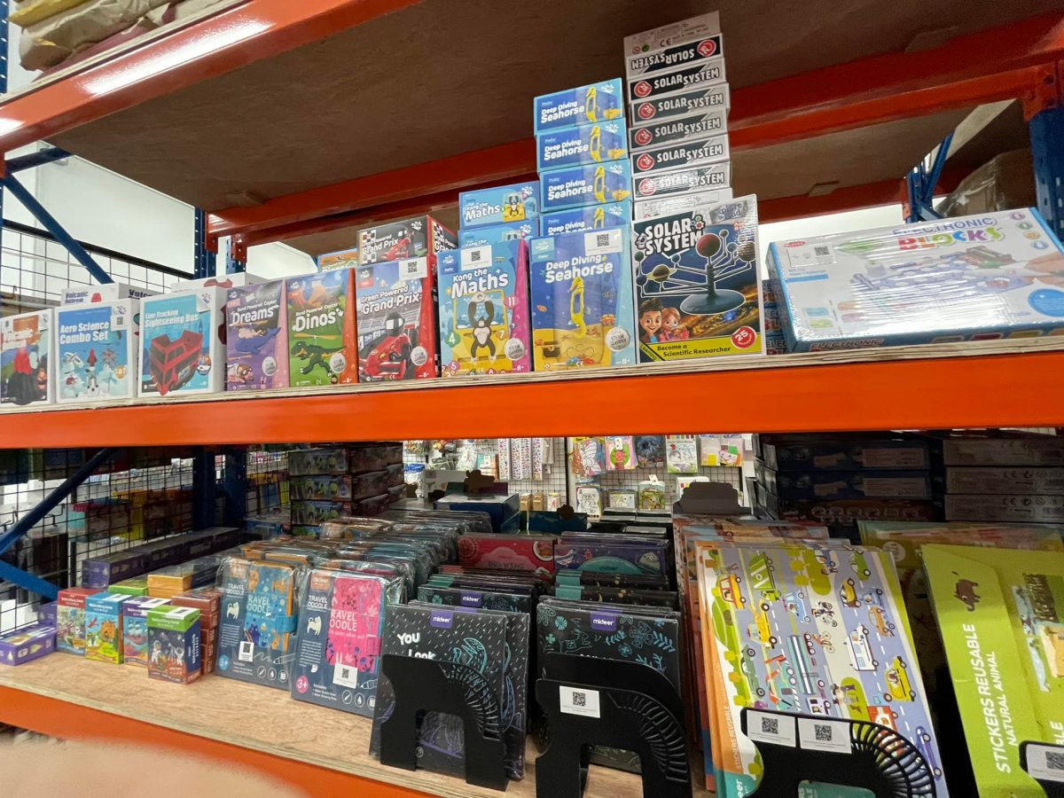 Giant toy store near IKEA Tampines is a warehouse with lots of