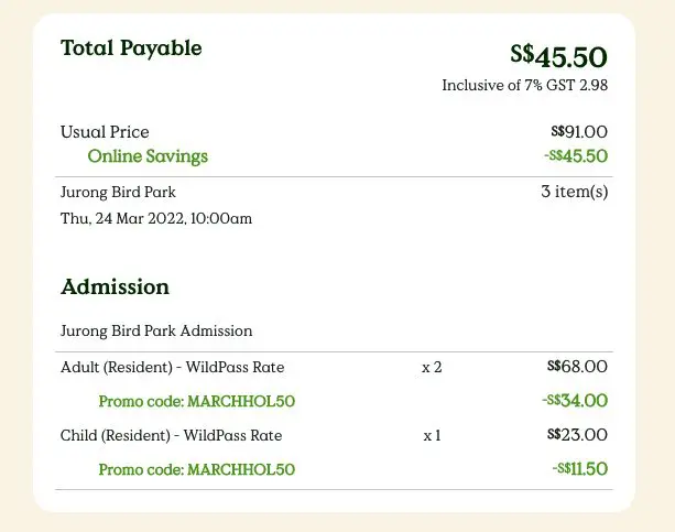 Enjoy 50% OFF tickets from $11.50 to Singapore Zoo, Night ...