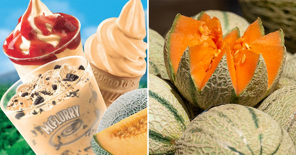 McDonald’s S’pore launches Yubari Melon Desserts from Mar 31, has Cone, Sundae & McFlurry to enjoy