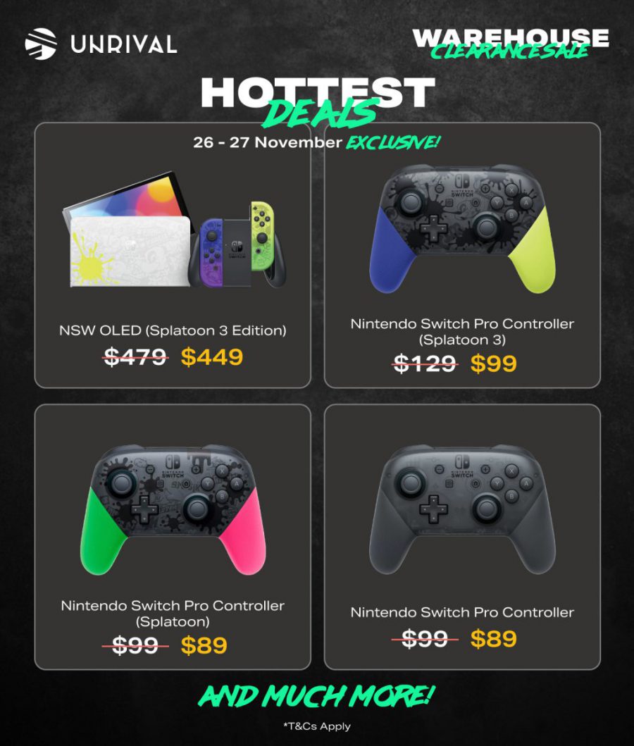 Games & Console Warehouse Sale in Ubi has up to 90 OFF lots of titles