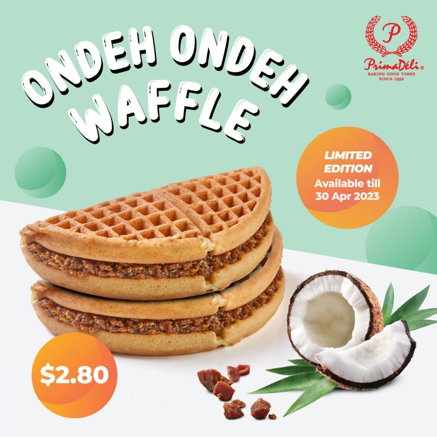 PrimaDeli has Limited Edition 'Ondeh Ondeh' Waffle with Gula Melaka