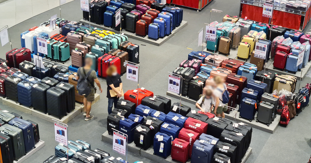 Luggage Sale in Suntec City Atrium till Mar 19 has Delsey, Pierre