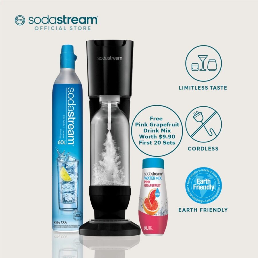 Pay only S87 for SodaStream Starter Kit from official S'pore store