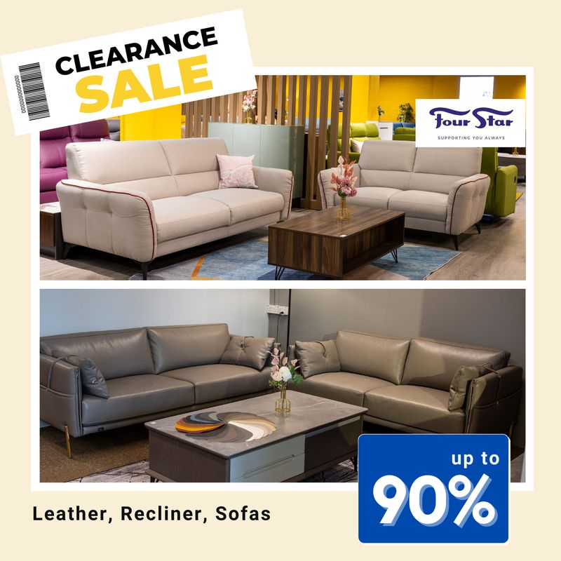 Four Star MidYear Stock Clearance Sale in Yew Tee has up to 90 OFF lots of Beds, Mattresses