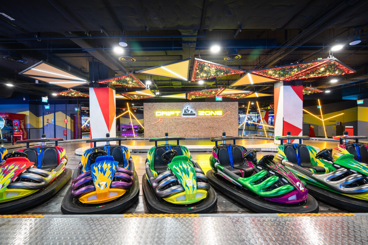 Timezone Jurong Point launches S'pore's 1st Indoor Drift Bumper Cars