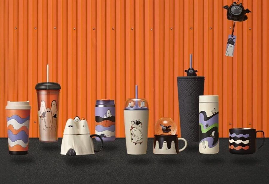 Starbucks launching Spooky Collection on Oct 4, has a Kitten Bat Wind ...