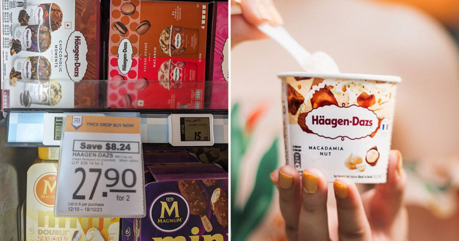 FairPrice Price Drop Offer on Haagen-Dazs Mini Cup Multipack till Oct ...