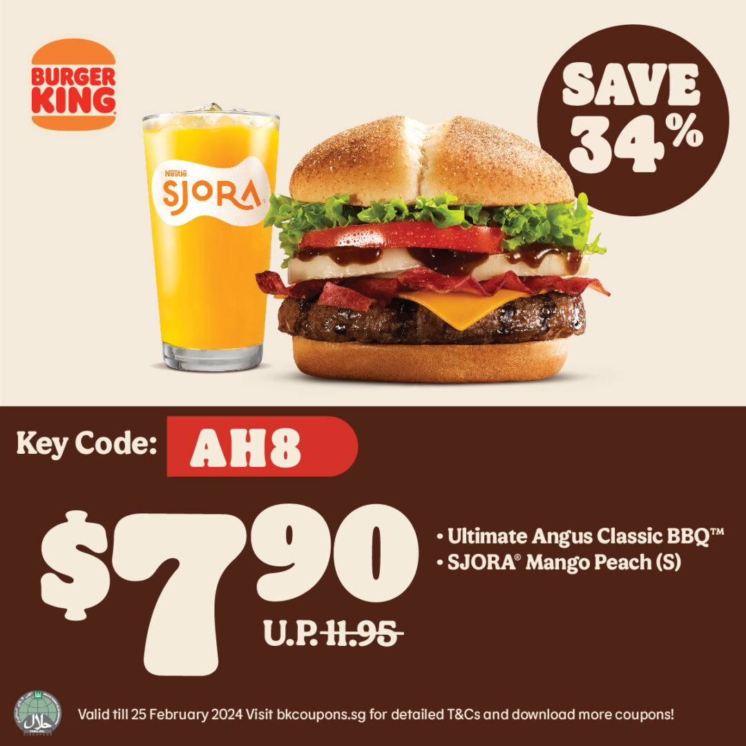 Burger King launches 16 new Discount Coupons from S4 on Burger Meals