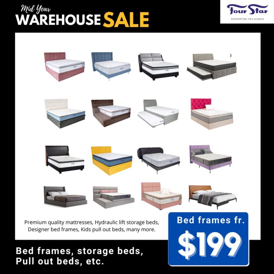 Four Star MidYear Warehouse Sale is back at Sungei Kadut with up to 90