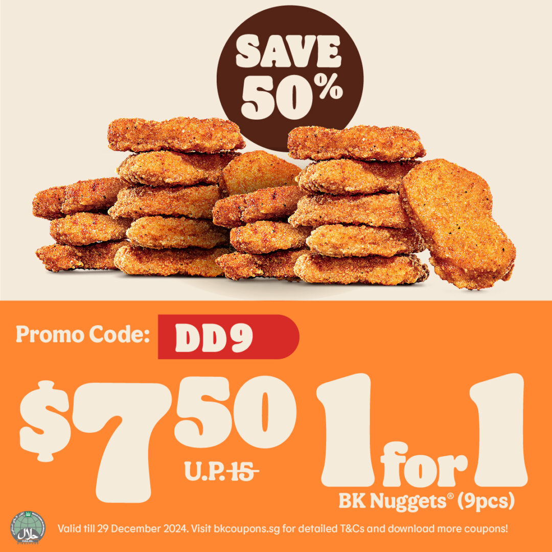Burger King Offers Up to 60% OFF on Burger Meals, Snacks & More in ...