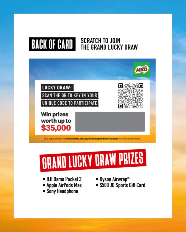 McDonald's rolls out 'Scratch & Win' Cards with McGriddles