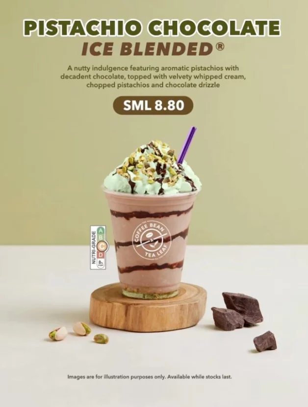 Coffee Bean Launches Pistachio Chocolate Ice Blended and Brioche