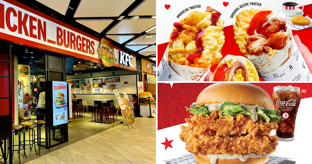 KFC S’pore Launches $5.20 Breakfast Twister Meals & $6 ETC Stacker Set for a Limited Time This July