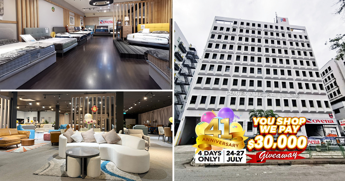 Novena Furniture Celebrates 41st Anniversary with a Mega Sale and $30,000 Giveaway from July 24 – 27