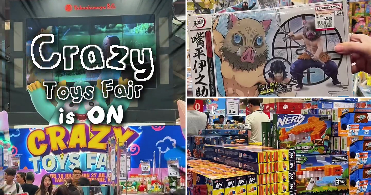 Don’t Miss Takashimaya’s Crazy Toys Fair With Up to 80% OFF Bandai, Disney, Marvel & More Till July 27