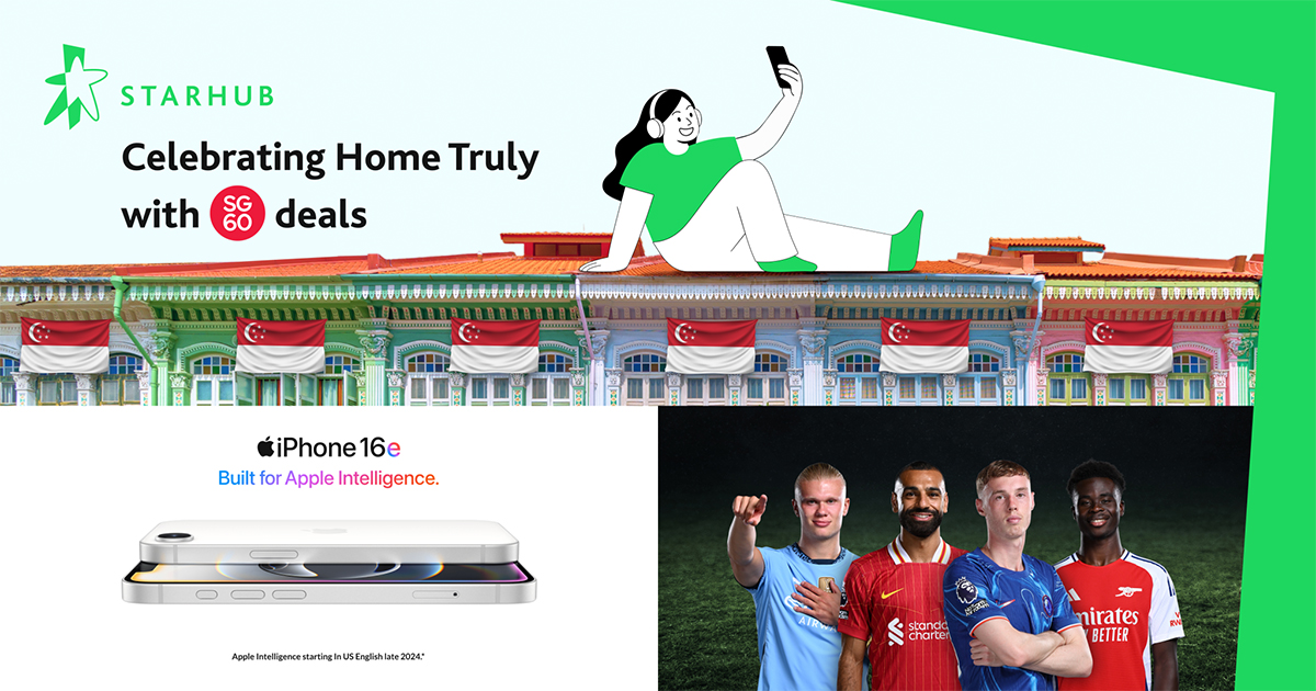 StarHub Unveils Six Great SG60 Deals to Celebrate Home Truly
