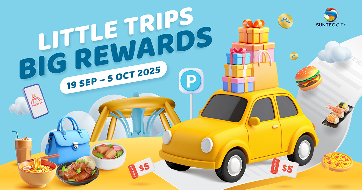 Race Into $10 Dining Deals & Stackable Rewards at Suntec City This F1 Season from Sep 19 – Oct 5