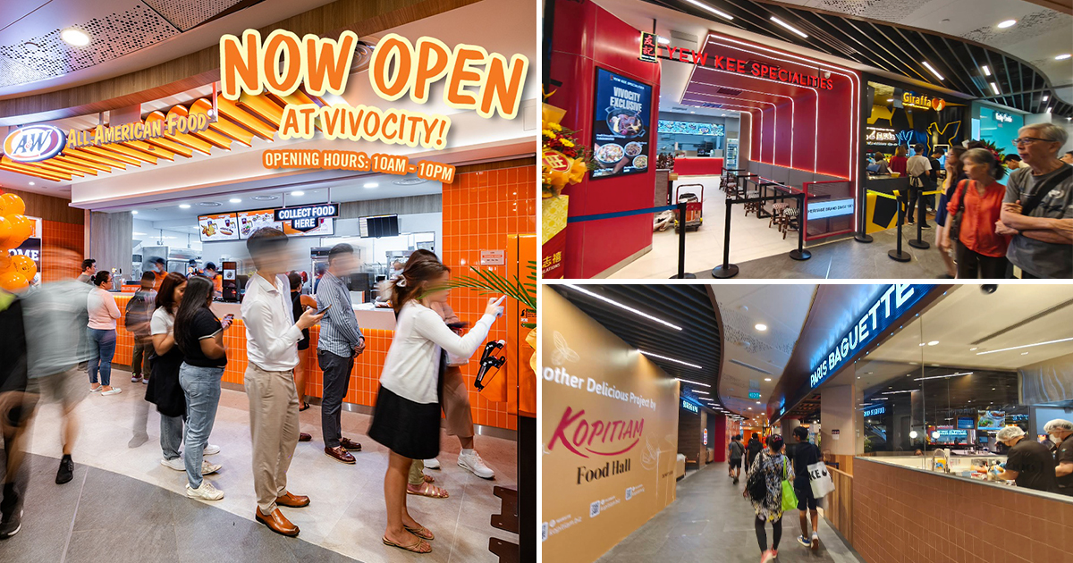 VivoCity Reopens Basement 2 with A&W Restaurant, Birds of Paradise, Mister Donut & More This Sept 2025