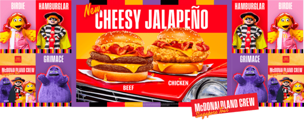 McDonald's Launching Cheesy Jalapeño Burgers and Welcomes