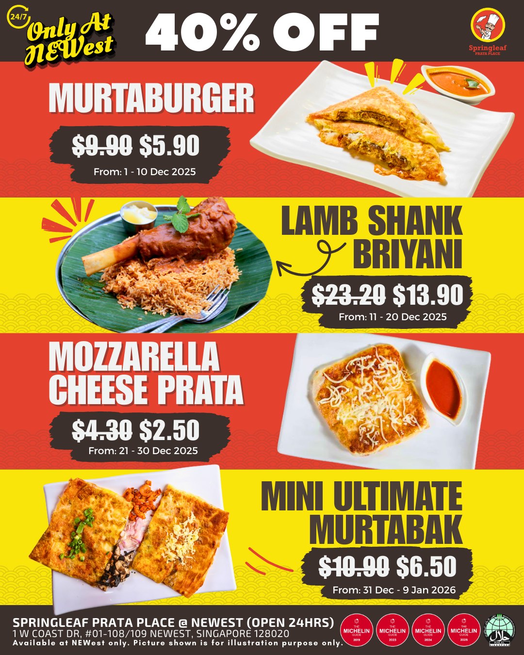 Springleaf Prata Place Launches 40% OFF Prata Deals at NEWest Mall for ...