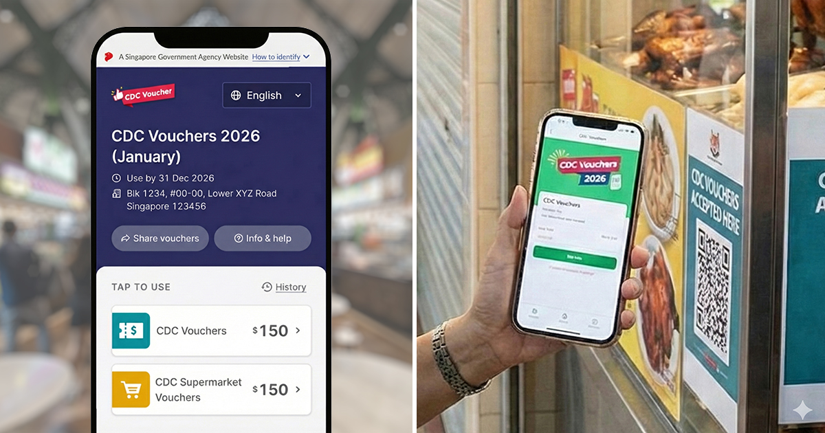 How To Claim And Use The S 300 CDC Vouchers 2026 In Singapore For Cdc Vouchers Jan 2026 How To Redeem