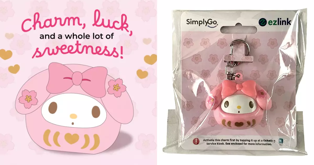 Sanrio's My Melody Gets a Daruma-Inspired SimplyGo EZ-Link Charm