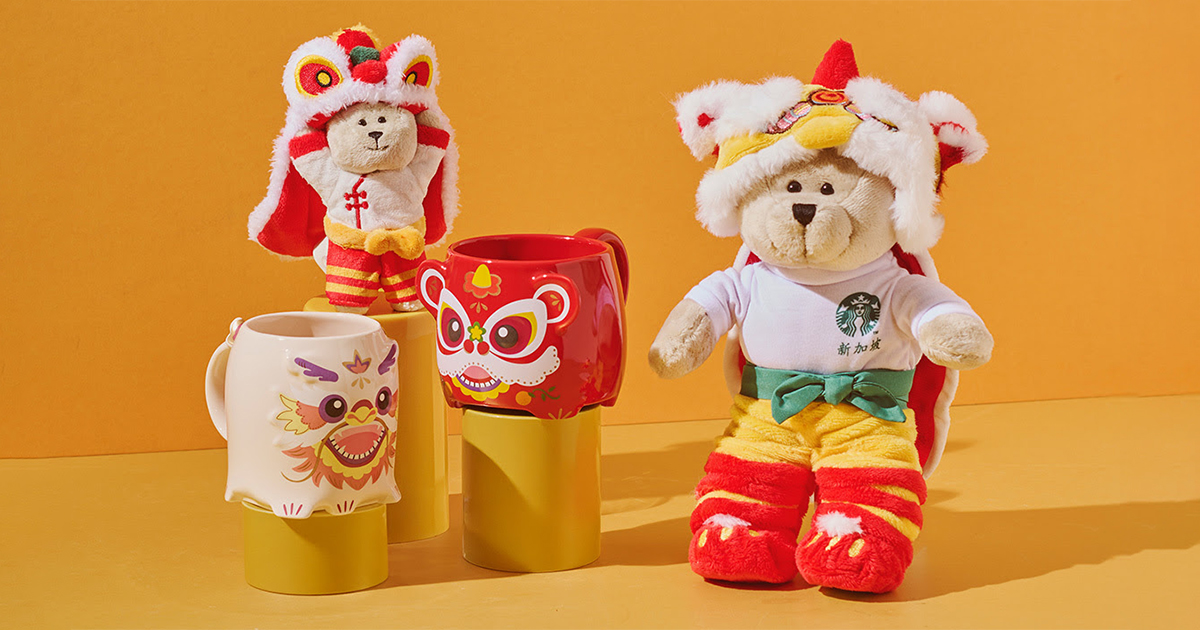 Starbucks Singapore Welcomes the New Year with Lion Dance Bearista