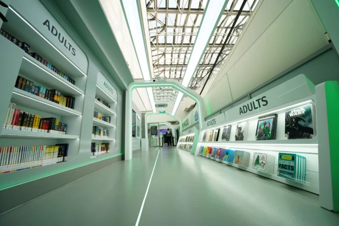 NLB Opens Futuristic Sci-Fi Pop-up Library at Parkway Parade With