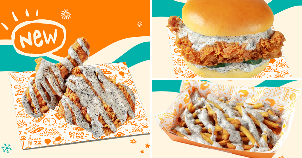 Popeyes Singapore Introduces Mad Black Truffle Sour Crème Chicken, Sandwich and ...